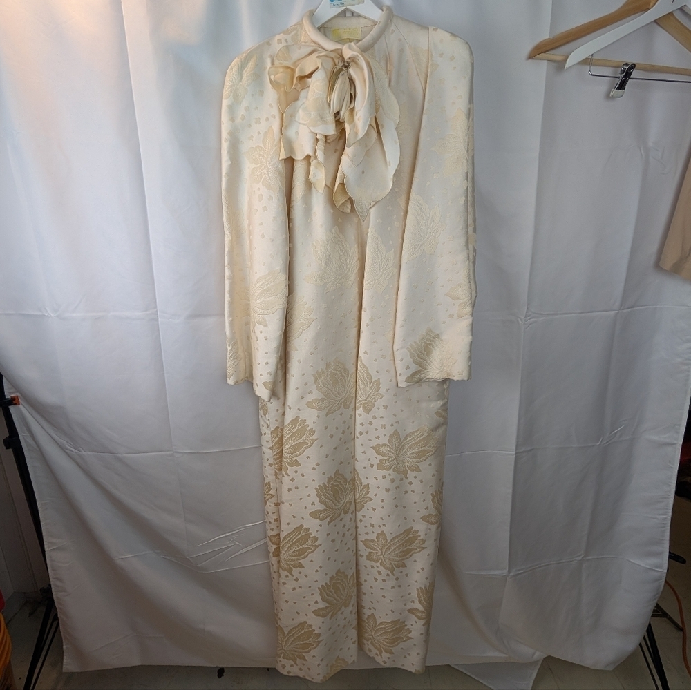 Maggy Reeves vintage custom made opera coat size M(by measurements) in EUC